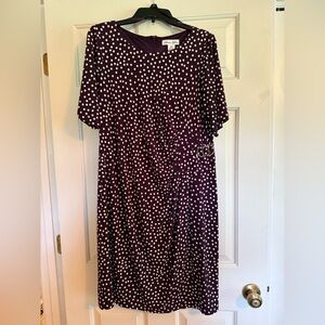Purple Polka Dot Dress